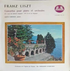 Disc vinil, LP. Concertos Pour Piano Et Orchestre Nr. 1 En Mi Bemol. Nr. 2 En La Majeur-Franz Liszt, Edith -242625