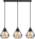 Cumpara ieftin Plafoniera, Lampa Suspendata, Model Vintage, E27, Negru - CN