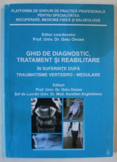 GHID DE DIAGNOSTIC , TRATAMENT SI REABILITARE , IN SUFERINTE DUPA TRAUMATISME VERTEBRO - MEDULARE , editor coordonator GELU ONOSE , 2011 foto