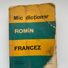 Mic dicționar român-francez