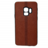 Husa telefon Silicon Samsung Galaxy S9+ g965 Brown Leather