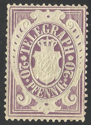 GERMANIA -- BAYERN --20 PFENNIG TELGRAPH--1970 MLH foto