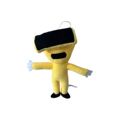 Jucărie de pluș Sprunki Garnold cu brațe și picioare, galben, 25 cm