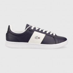 Lacoste sneakers Carnaby Pro Leather Colour Contrast culoarea albastru marin, 45SMA0060