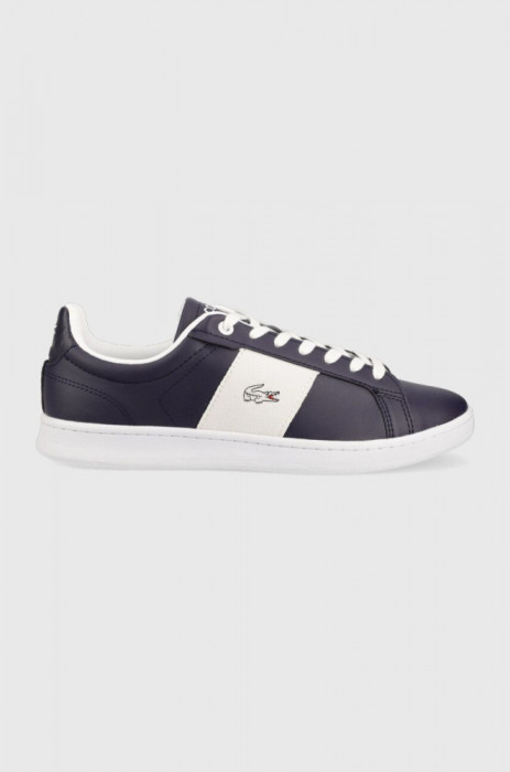 Lacoste sneakers Carnaby Pro Leather Colour Contrast culoarea albastru marin, 45SMA0060