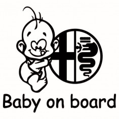 Baby on board Alfa Romeo