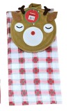 Set 2 piese bucatarie:suport vase,prosop Deer
