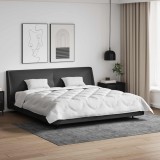 Pilotă vidaXL Albă Microfibră 240x220 cm Set 3 Piese: Pilotă + 2 Perne