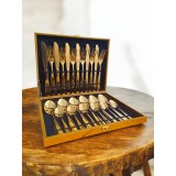 Set tac&acirc;muri 24 piese aurii
