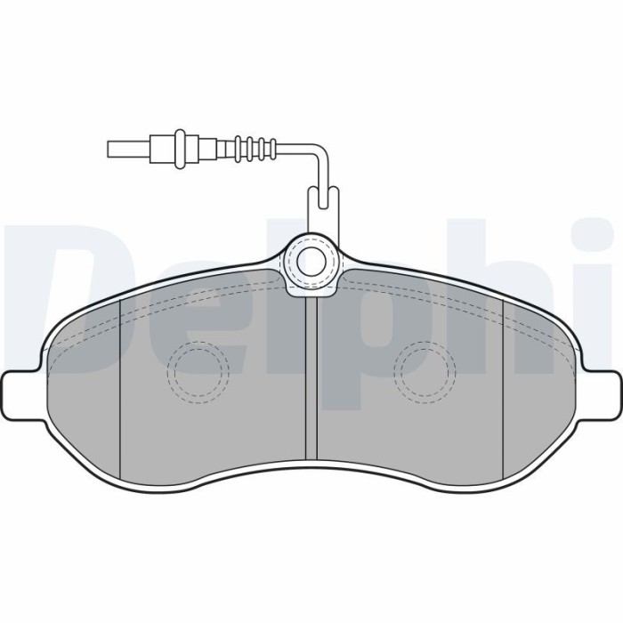 DELPHI LP1995 set placute frana,frana disc