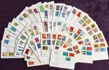 1981-2001 FDC Elvetia - Lot de 50 plicuri prima zi la 50% din cota