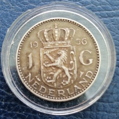 Moneda argint 1 gulden 1956