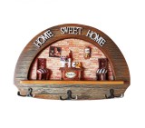 Cuier home sweet home, 3 agatatori, 36 cm, H40A7X