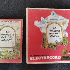 LE FRANCAIS PAR DES IMAGES - Maria Dumitrescu Brates. Manual + 3 Discuri Vinyl