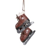 Cumpara ieftin Decoratiune Craciun Patine metal multicolor 14x12x40 cm