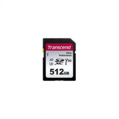 Card de memorie, Transcend, 512 GB, SDXC, Ultra Performance Class 10 UHS-I, V30, A2