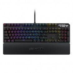 Tastatura gaming mecanica Asus TUF K3 iluminare RGB neagra foto