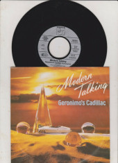 Modern Talking - Geronimo&amp;#039;s Cadillac (1986, Hansa), disc vinil single 7&amp;#039;&amp;#039; foto