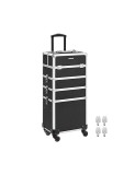 Cumpara ieftin Carucior pentru cosmetice profesional, Songmics, 4 in 1 , 35 x 25 x 79 cm