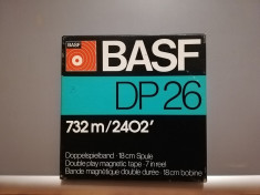 Banda Magnetofon - BASF DP26 - diametru rola 18 cm - stare Foarte Buna/RFG foto