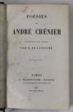 POESIES de ANDRE CHENIER , 1881 , PREZINTA PETE SI URME DE UZURA