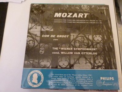 Mozart kv 414,415-cor de Groot,vinil foto