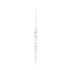 Decoratiune Craciun, tip turture, transparent, 15 cm, SD24-15-02, set 12 bucati