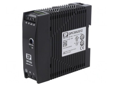 Alimentator Pulsatoriu pentru Șină DIN 50W 12V 4A foto