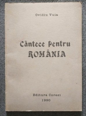 Ovidiu Vuia - C&amp;acirc;ntece pentru Rom&amp;acirc;nia foto