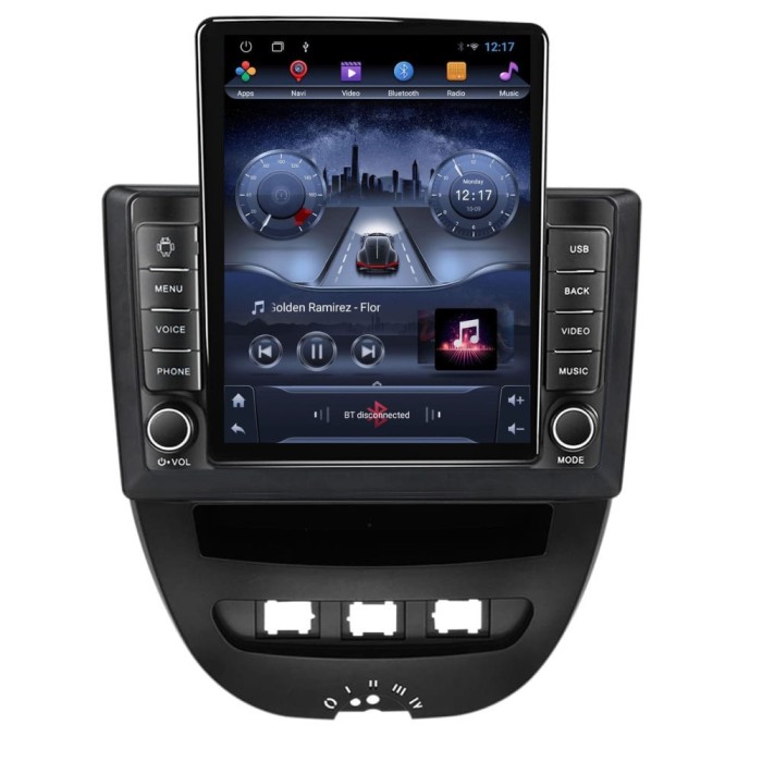 Navigatie dedicata cu Android Toyota Aygo 2005 - 2014, 2GB RAM, Radio GPS Dual