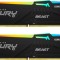 Memorie RAM Kingston FURY Beast RGB 32GB DDR5 6000MHz CL30