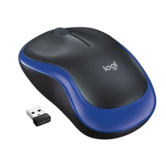MOUSE LOGITECH M185 WIRELESS BLUE