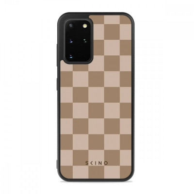 Husa Samsung Galaxy S20+ Plus - Skino Chess, maro - bej foto