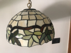 Lampa de tavan pendul ,candelabru,lustra englezeasca,stil Tiffany foto