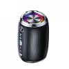 Boxa portabila Bluetooth S66 Extra Bass, Fast-Pair, Autonomie 12 ore, Cititor Card SD, USB Type-C, Negru/Argintiu