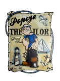 Placă metalică Popeye the Sailor &ndash; Retro Metal Wall Sign