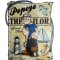 Placă metalică Popeye the Sailor &ndash; Retro Metal Wall Sign