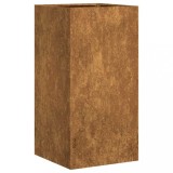 Cumpara ieftin Jardiniera Rusty 40x40x80 cm Otel pentru intemperii