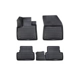 Covorase Auto Tip Tavita PSN Peugeot 3008 (2016-2020), Cauciuc TPE, Negru, Margine Inalta, Prindere Clipsuri/Scai