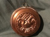 Forma vintage din cupru pentru prajituri , budinci sau decor rustic bucatarie !
