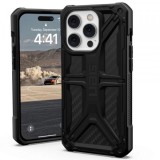 Husa pentru Apple iPhone 14 Pro, Urban Armor Gear, Monarch Carbon, Neagra