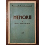 E. Lovinescu - Memorii III. Portrete și scene din viața literară