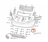 Bara fata Skoda Kodiaq, 10.2016-, grunduit; cu locas pt spalator, Aftermarket, Rapid