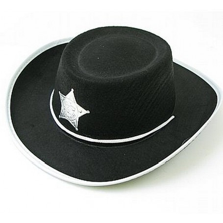 Palarie cowboy cu stea marimea S, negru