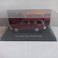 Macheta Volkswagen Typ 3 Variant - 1962 1:43 Deagostini Mexic