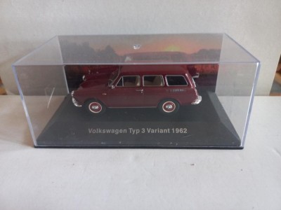 Macheta Volkswagen Typ 3 Variant - 1962 1:43 Deagostini Mexic foto