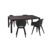 Set de mobilier de grădină Romy 4+1 grafit, Curver