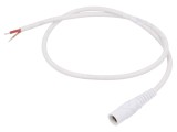 Cablu DC Alb 5.5/2.5 0.5m 1x1mm2
