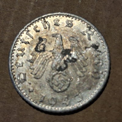 Germania Nazista 50 reichspfennig 1943 A (Berlin) foto
