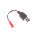 Cablu alimentare li-ion 3.7V USB A tata - mufa JST 2 pin mama 15cm